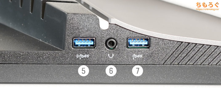 DELL G3223Qをレビュー(インターフェイス)