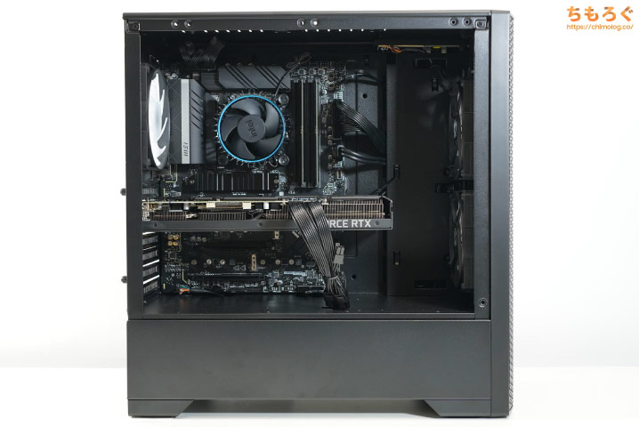 STORM BTO ゲーミングPCをレビュー(ケースを開けて中身を見る)