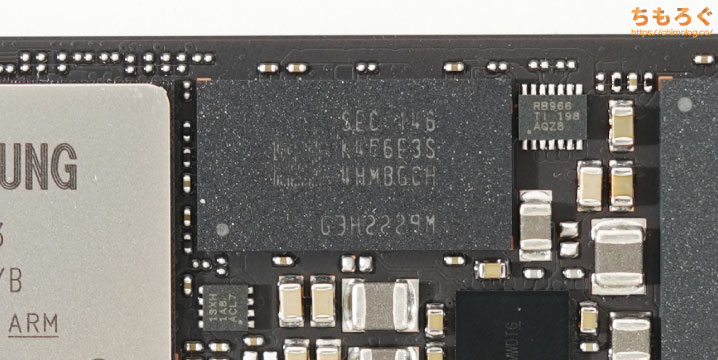 Samsung 980 PRO 2TBをレビュー(基板コンポーネント)