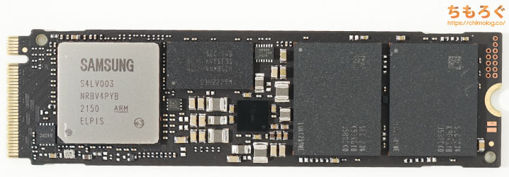 Samsung 980 PRO 2TBをレビュー(基板コンポーネント)
