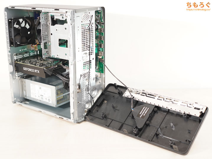 HP Victus 15L (RTX 4060)をレビュー(ケースを開けて中身を見る)